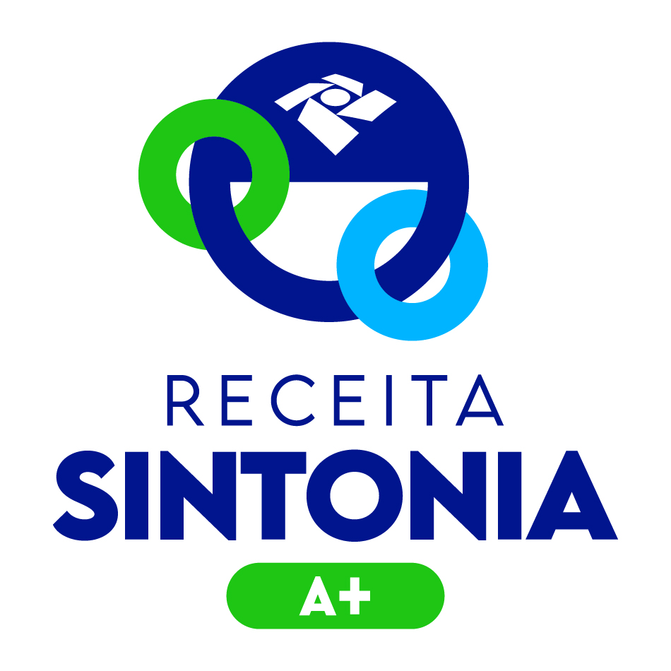 Selo Receita Sintonia A+ (Programa de Estímulo à Conformidade Tributária – Sintonia / Receita Federal do Brasil - RFB) width=